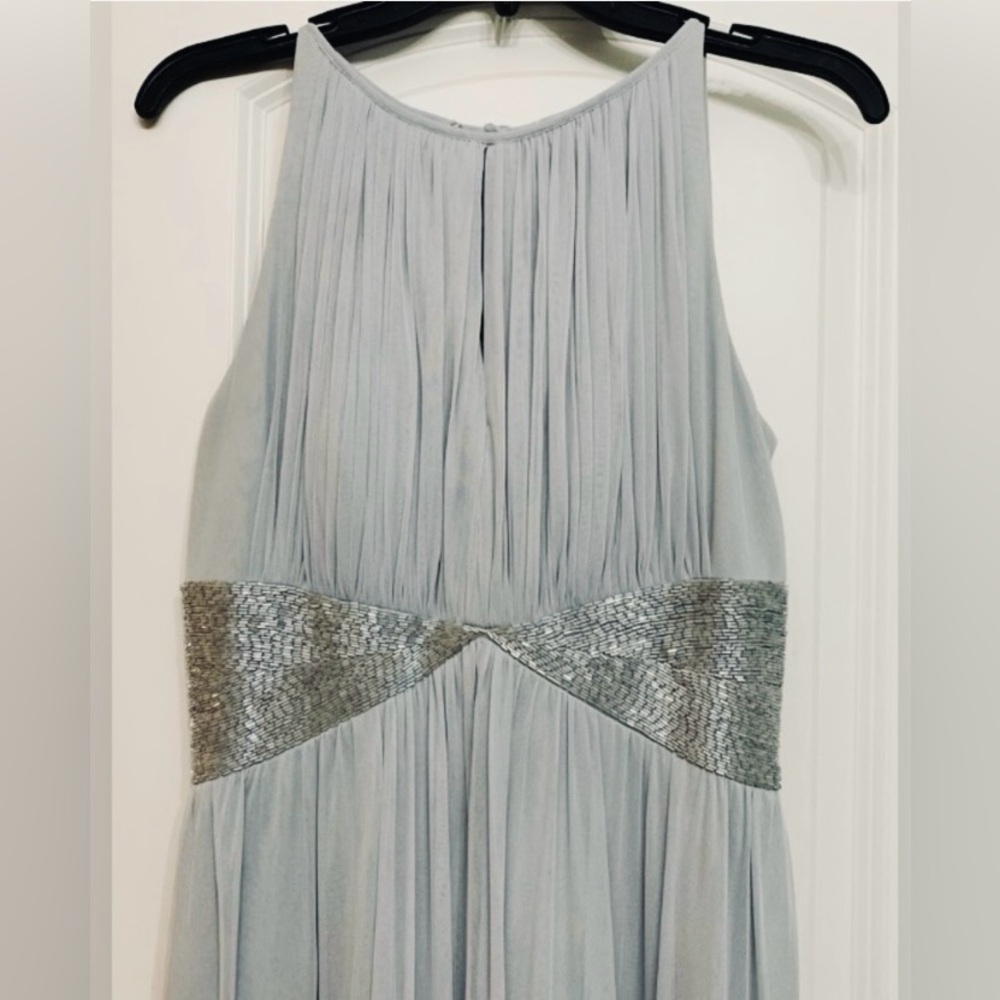Dusty Blue/Grey Evening Gown (JS Boutique)